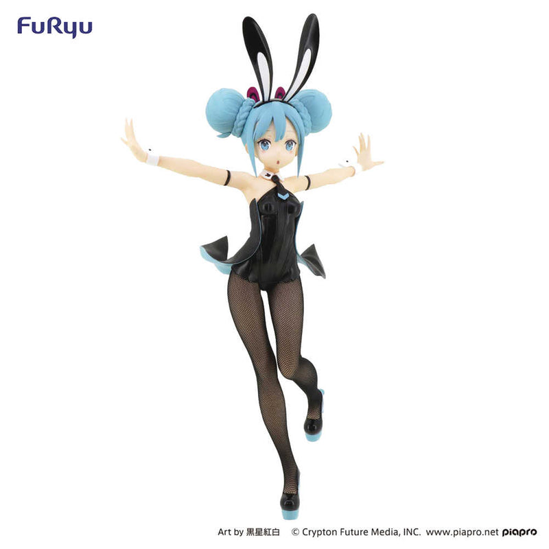 Figura Hatsune Miku Bicute Conejitos PVC Negro