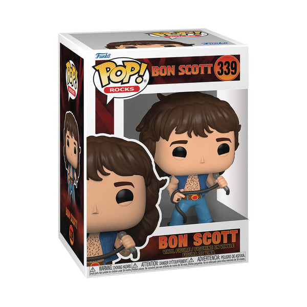 Figura de vinilo Pop Rocks Acdc Bon Scott