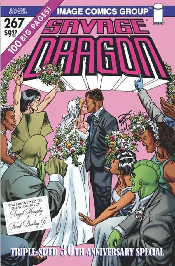 Savage Dragon #267 Cover B Robe commerciale rétro des années 70 (Mature)