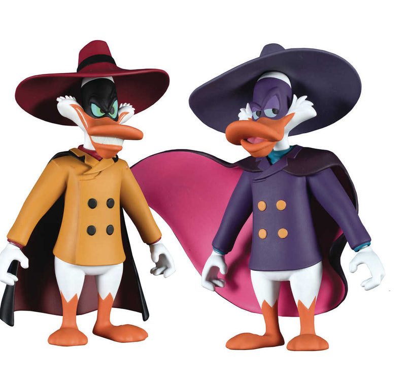 Caja de figuras de acción de lujo Darkwing Duck &amp; Negaduck