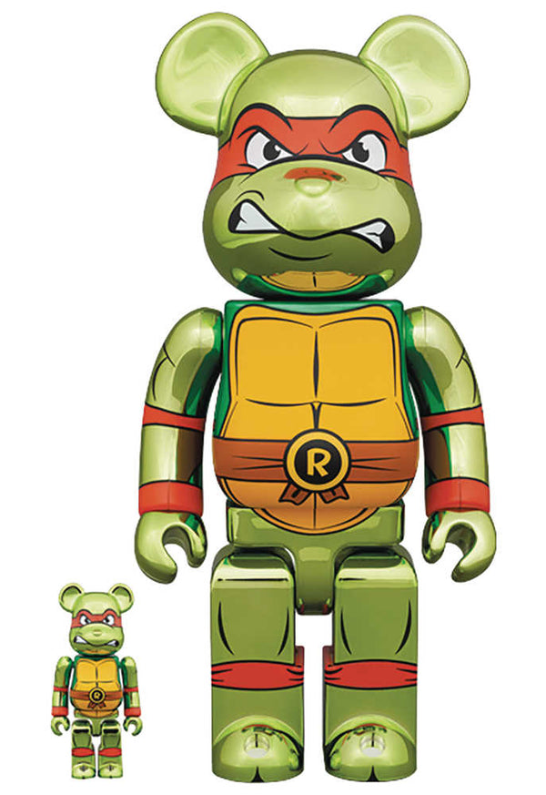 Teenage Mutant Ninja Turtles Raphael Chrome 100 % et 400 % Bea 2pk