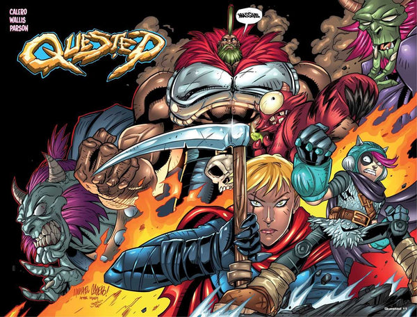 Quested Temporada 2 #1 Portada D Homenaje a Calero Battle Chasers