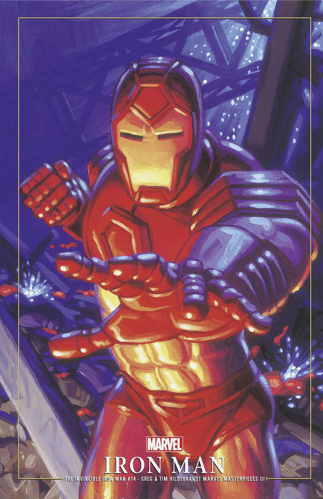 Invencible Iron Man 14 Greg y Tim Hildebrandt Iron Man Marvel Masterpieces III Variante