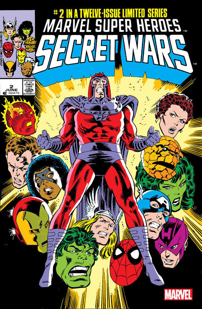 Marvel Super Heroes Secret Wars 2 édition fac-similé