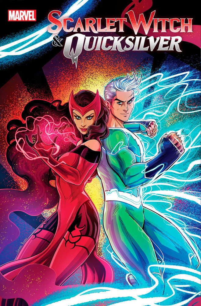 Scarlet Witch &amp; Quicksilver 1 Luciano Vecchio, variante de feuille