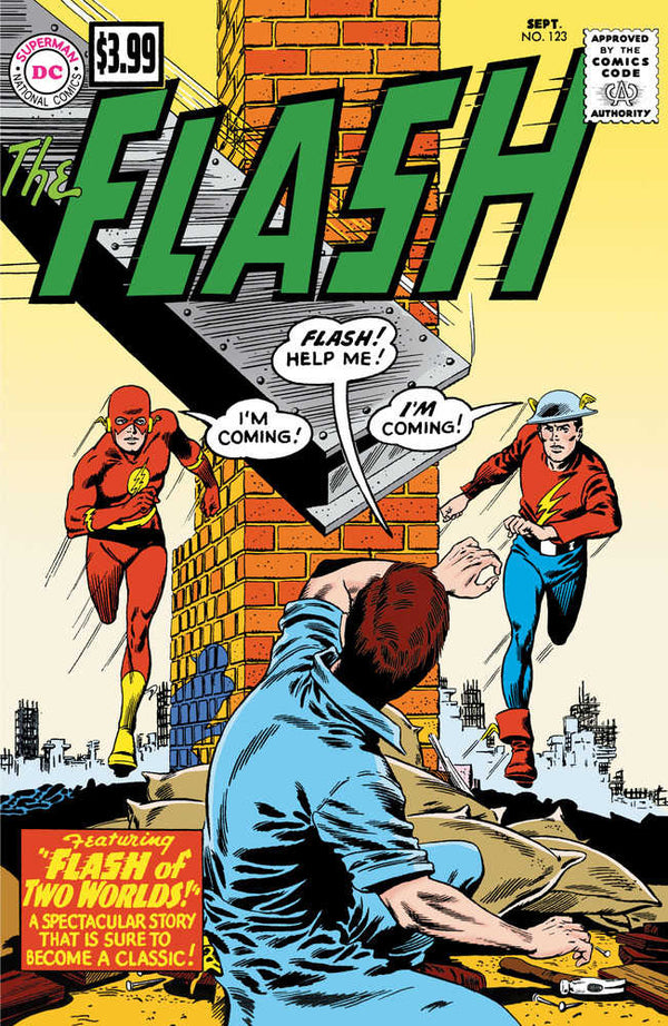 Flash #123 Edición facsímil Portada A Carmine Infantino y Murphy Anderson