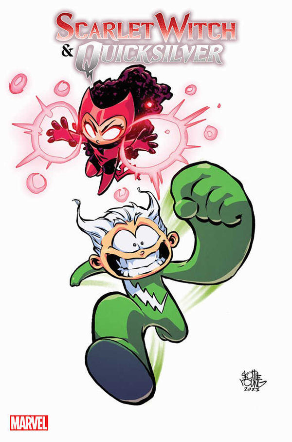 Sorcière écarlate et Quicksilver 1 Skottie Young Variante