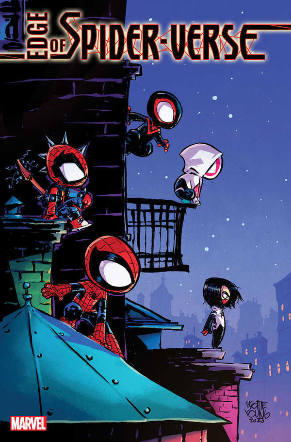 Edge Of Spider-Verse 1 Variante joven de Skottie