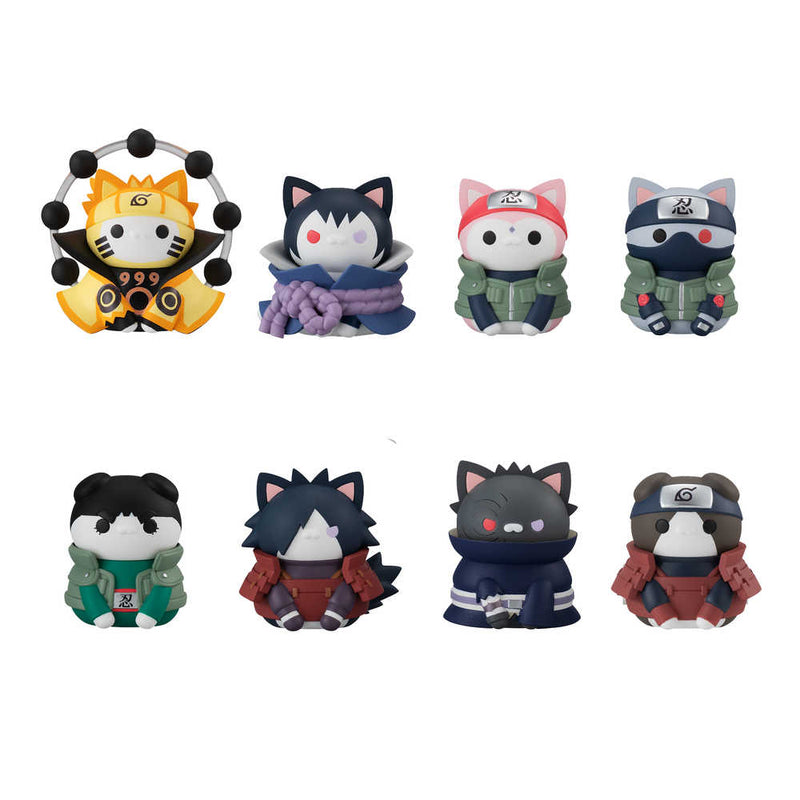 Naruto Nyaruto Last Battle Mega Cat Figure 8pc Blind Mystery Box