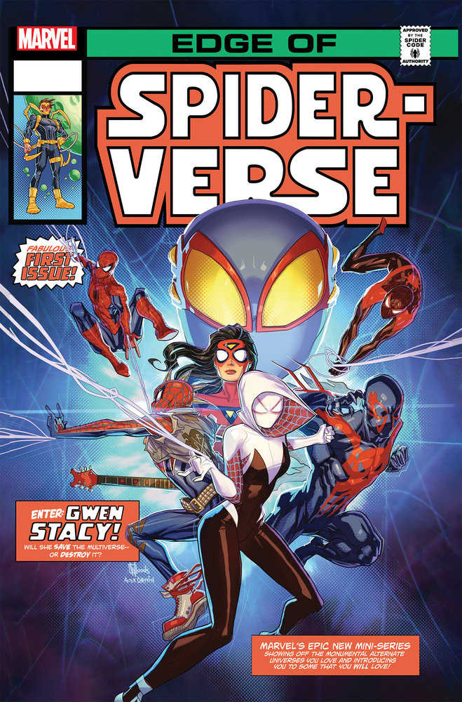 Edge Of Spider-Verse 1 Variante de homenaje a Pete Woods