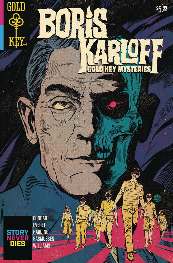 Boris Karloffs Gold Key Mysteries #2 cubren a Johnny Dombrowski