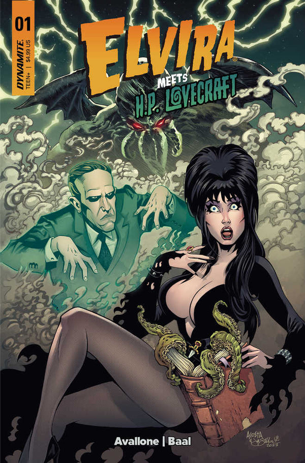 Elvira rencontre Hp Lovecraft #1 couverture A Acosta