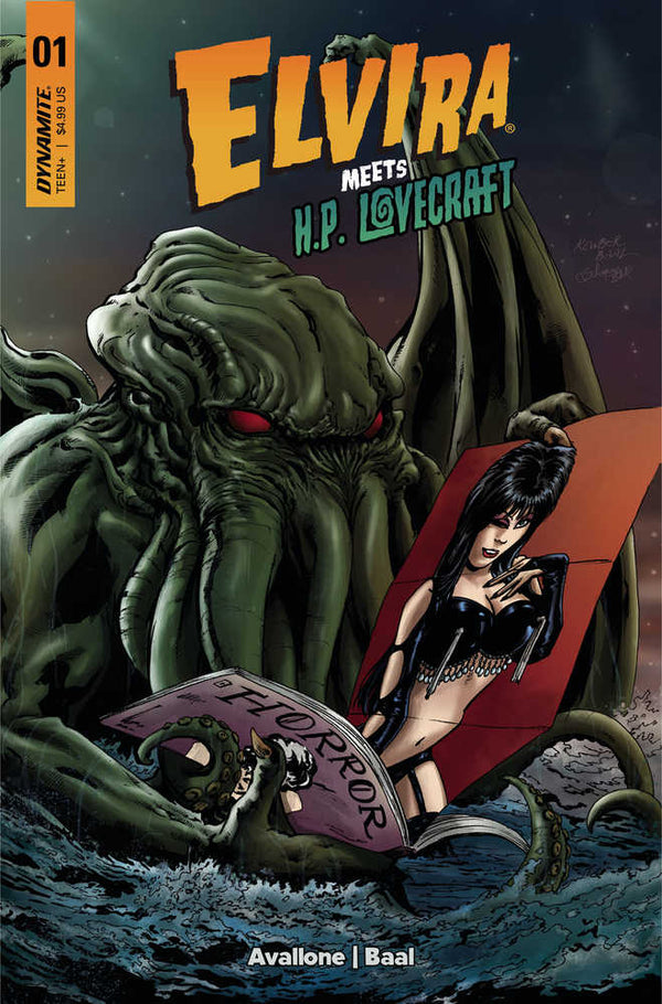 Elvira rencontre Hp Lovecraft #1 couverture B Baal