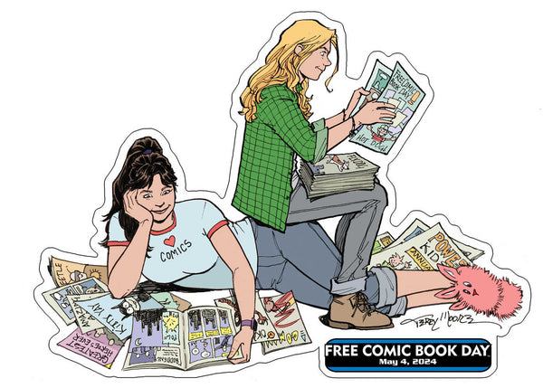 Free Comic Book Day 2024 Comm Artist Moore Vinyl Sticker (Bundle Of 25) (Ne