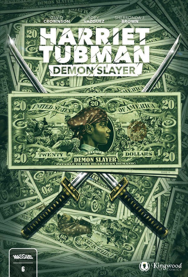 Harriet Tubman Demon Slayer #6 Portada B Mcclain Jr (Maduro)