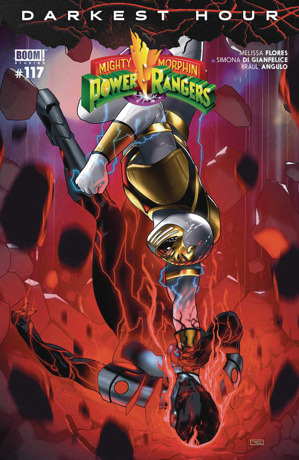 Mighty Morphin Power Rangers #117 Portada A Clarke