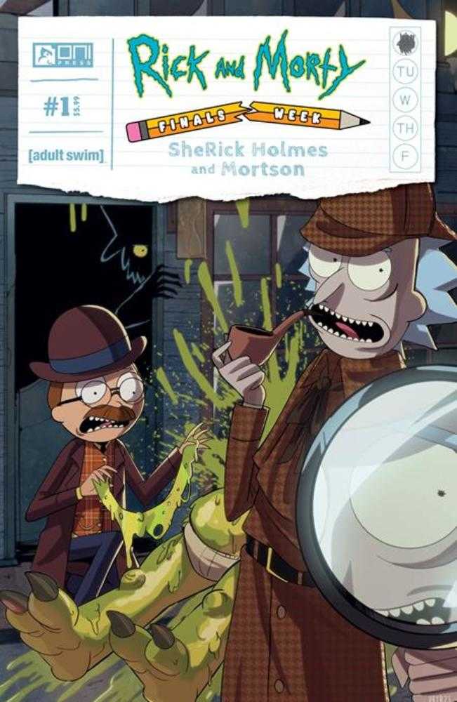 Rick et Morty présentent la semaine des finales Sherick Holmes et Mortson