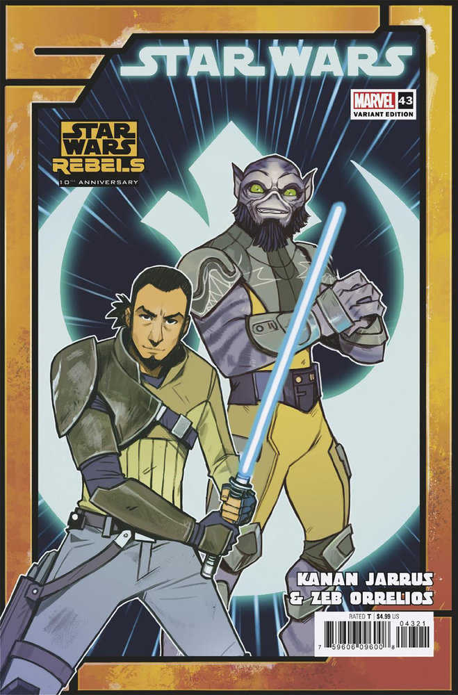 Star Wars 43 Caspar Wijngaard Jarrus et Zeb Rebels, variante du 10e anniversaire