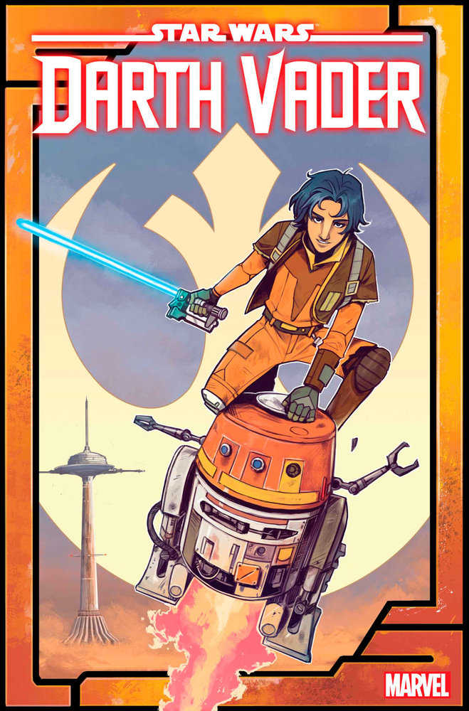 Star Wars : Dark Vador 43 Caspar Wijngaard Ezra Bridger et Chopper Rebels, variante du 10e anniversaire