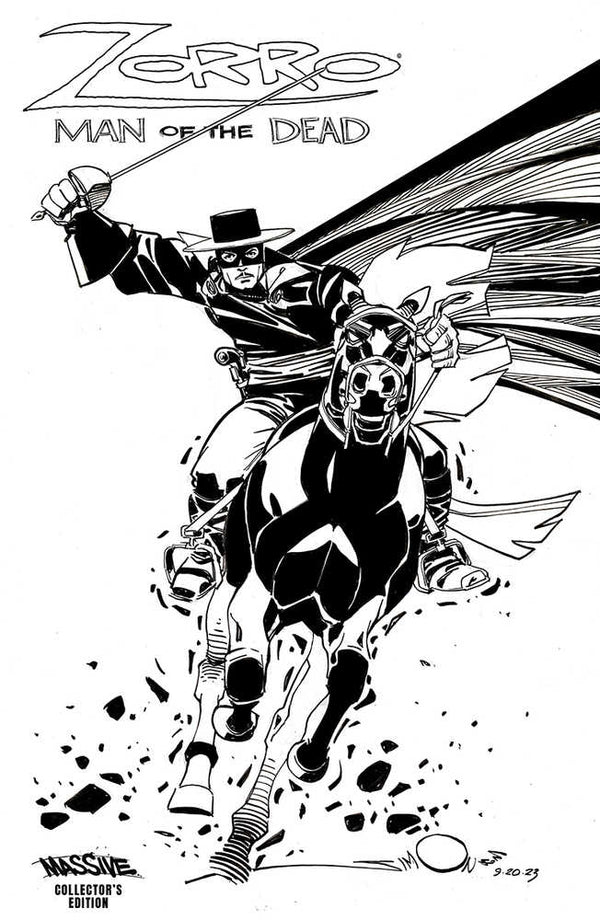 Zorro Man Of The Dead #2 (Of 4) Cover F Simonson Backer Unlock