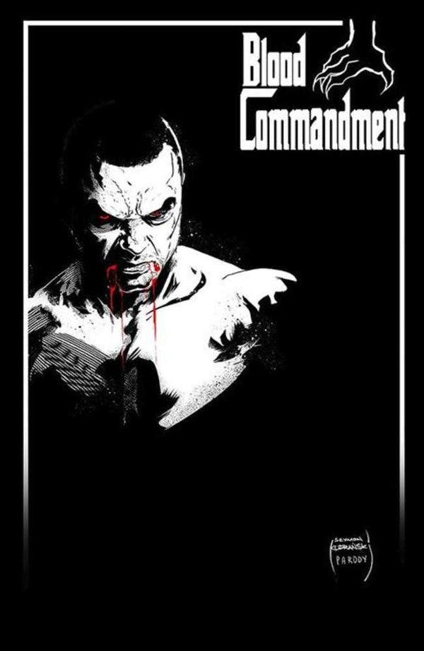 Blood Commandment #4 (sur 4) Couverture D Variante hommage à Kudranski