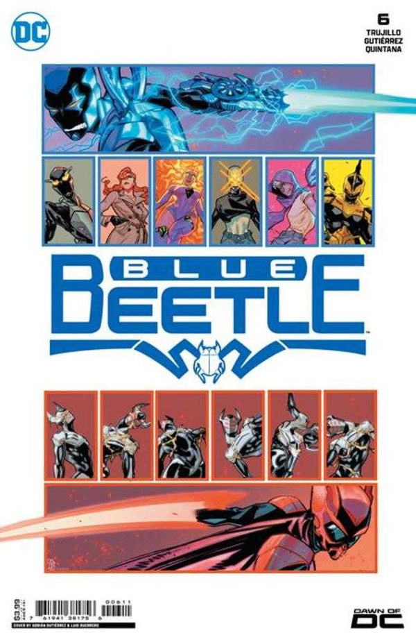 Blue Beetle #6 Couverture d'Adrian Gutierrez