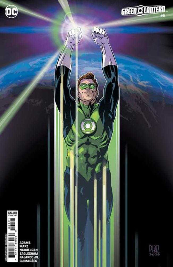 Green Lantern #8 Couverture C Ramon Perez Variante de papier cartonné