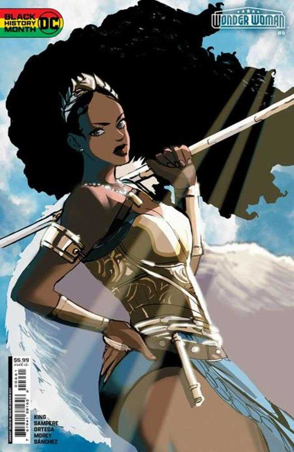 Wonder Woman #6 Couverture D Nikolas Draper-Ivey Mois de l'histoire des Noirs Variante de papier cartonné