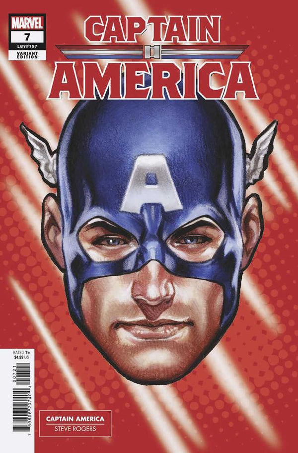 Captain America #7, variante de la photo de Mark Brooks