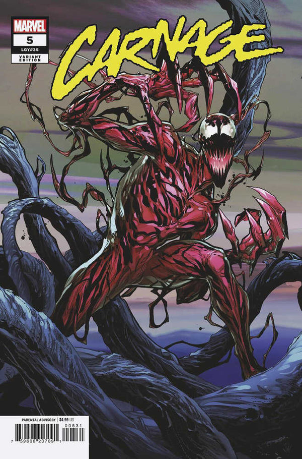 Carnage #5 Variante de conexión de Ken Lashley