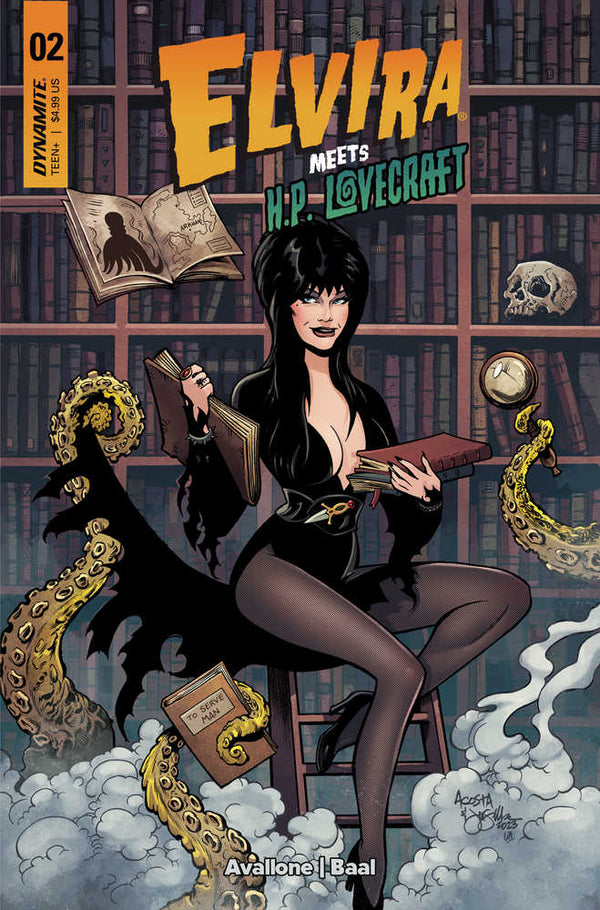 Elvira rencontre Hp Lovecraft #2 couverture A Acosta