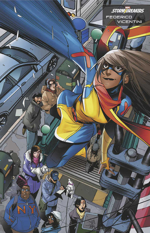 Ms. Marvel: Amenaza mutante #1 Variante de Federico Vicentini Stormbreakers