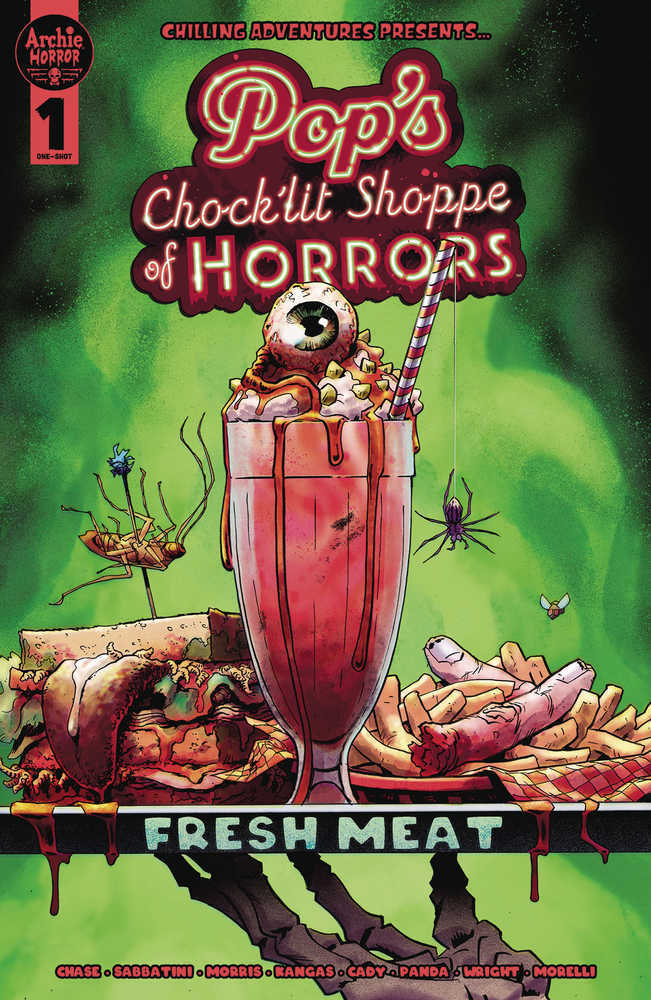 Pops Chocklit Shoppe Of Horrors Carne Fresca Cubre Un Gorham