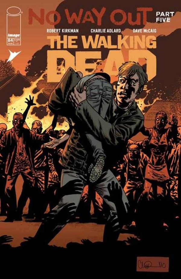 Walking Dead Deluxe #84 Couverture B Charlie Adlard &amp; Dave Mccaig Variante (Mature)
