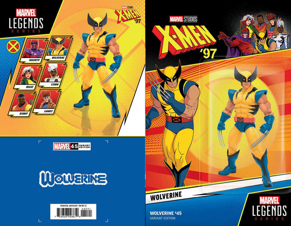 Wolverine #45 X-Men 97 Variante de figura de acción de Wolverine