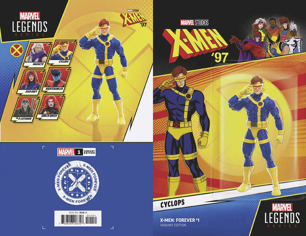 X-Men : Forever #1, variante de la figurine d'action X-Men 97 Cyclope [Fhx]