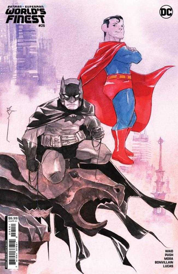 Batman Superman Worlds Finest #25 Couverture C Dustin Nguyen Variante de papier cartonné