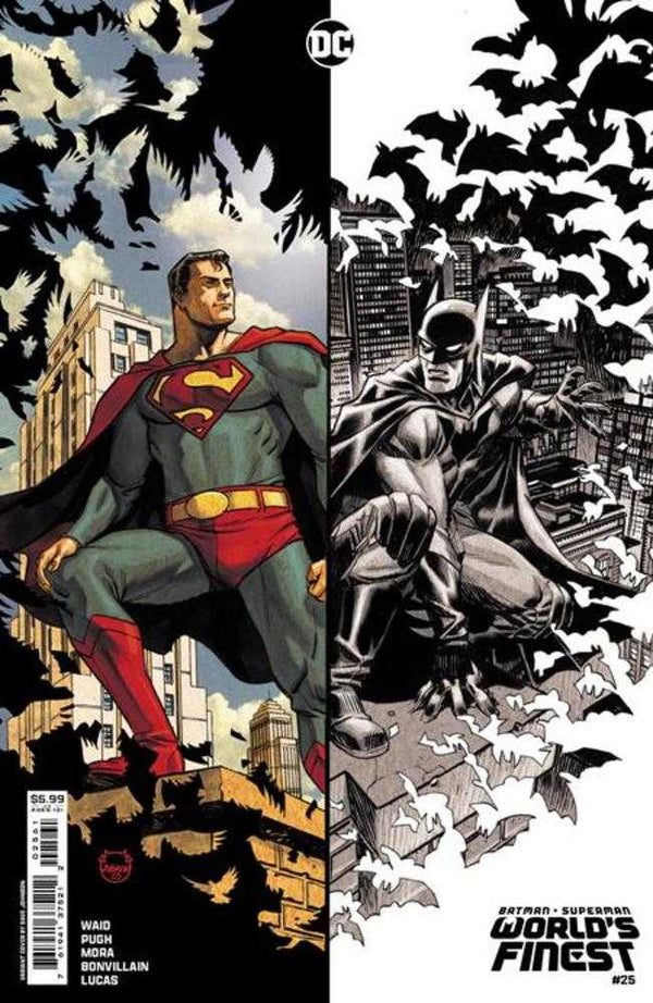 Batman Superman Worlds Finest #25 Portada D Dave Johnson Variante de cartulina