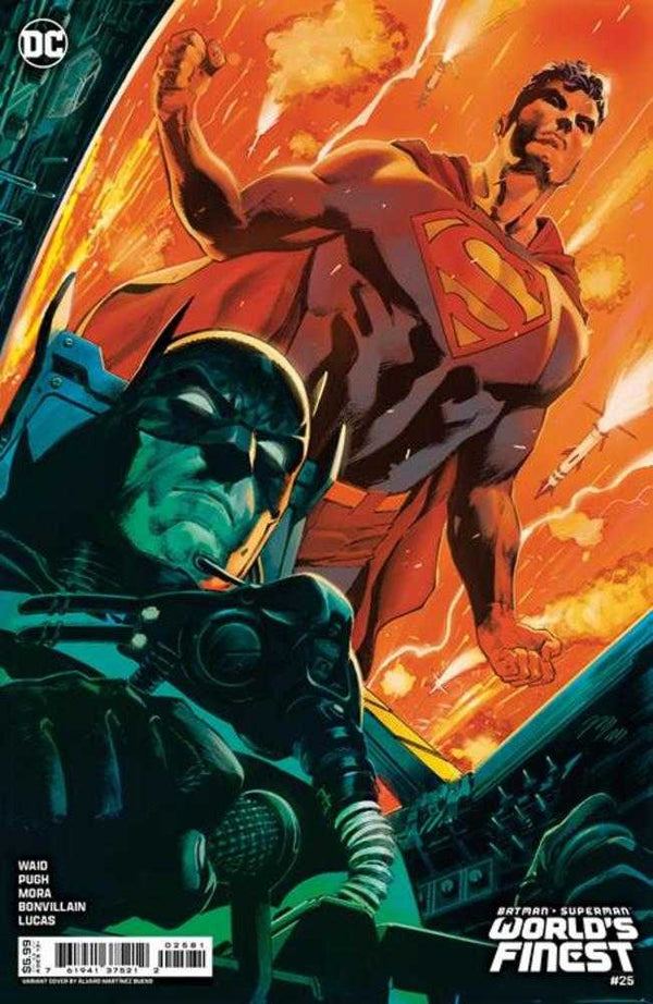 Batman Superman Worlds Finest #25 Portada F Alvaro Martinez Bueno Variante de cartulina