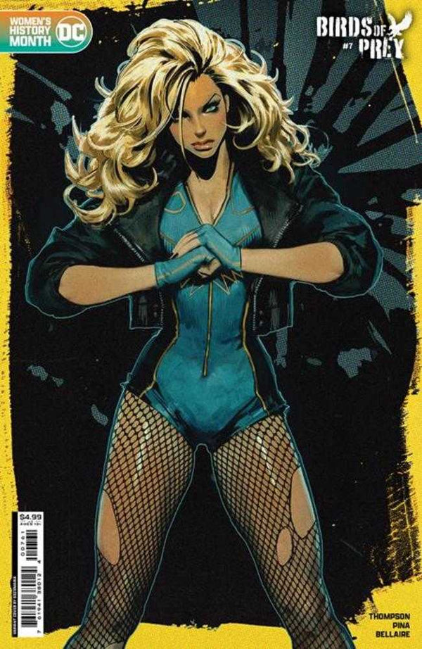 Birds Of Prey #7 Portada D Sozomaika Variante de cartulina del Mes de la Historia de las Mujeres