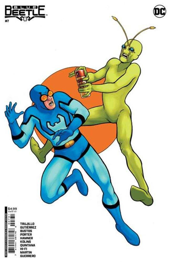 Blue Beetle #7 Portada B Variante de cartulina Kevin Maguire