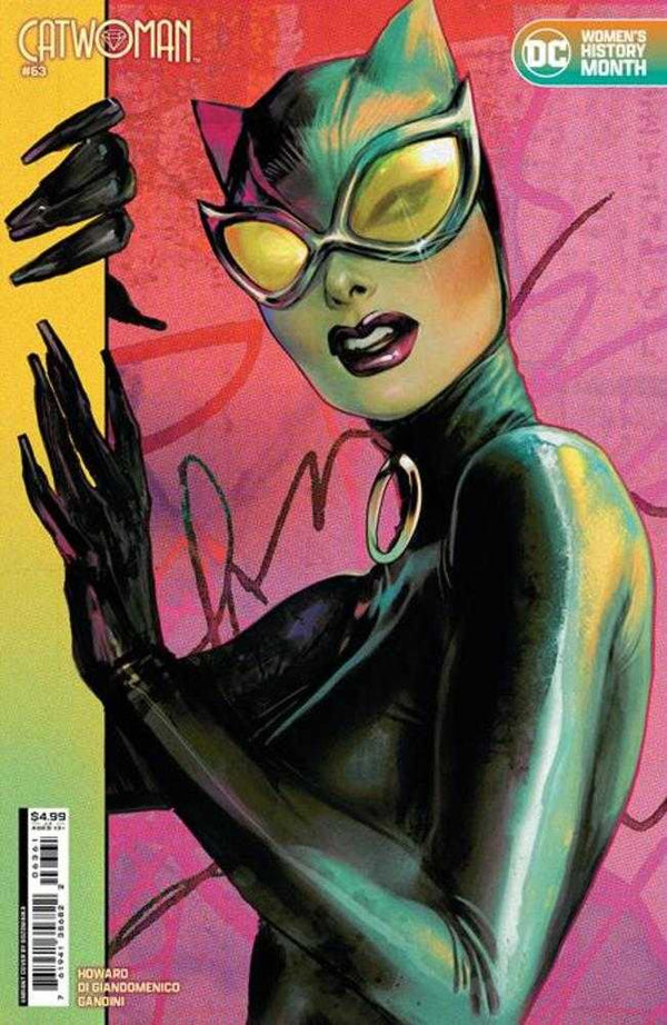 Catwoman #63 Couverture D Sozomaika Mois de l'histoire des femmes Variante de papier cartonné