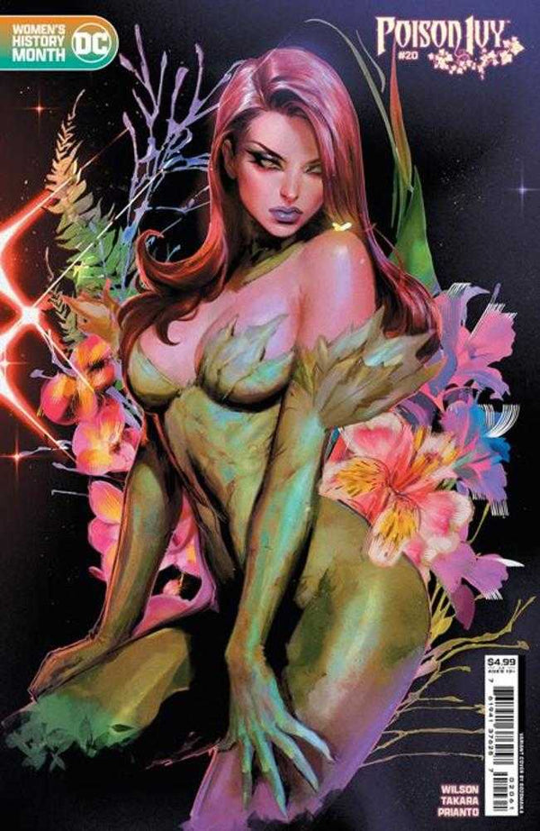 Poison Ivy #20 Portada D Sozomaika Variante de cartulina del mes de la historia de las mujeres