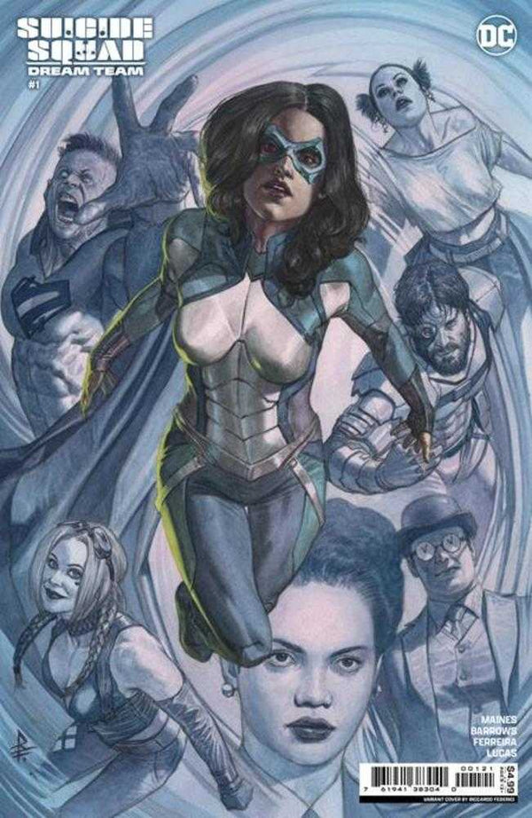 Suicide Squad Dream Team #1 (sur 4) Couverture B Riccardo Federici Variante de papier cartonné