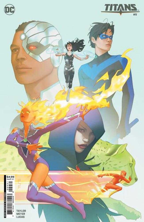 Titans #9 Portada CW Scott Forbes Variante de cartulina