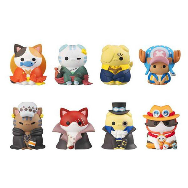 One Piece Nyanpiecenyan V1 King Of Paw-Rates Caja misteriosa ciega de 8 piezas