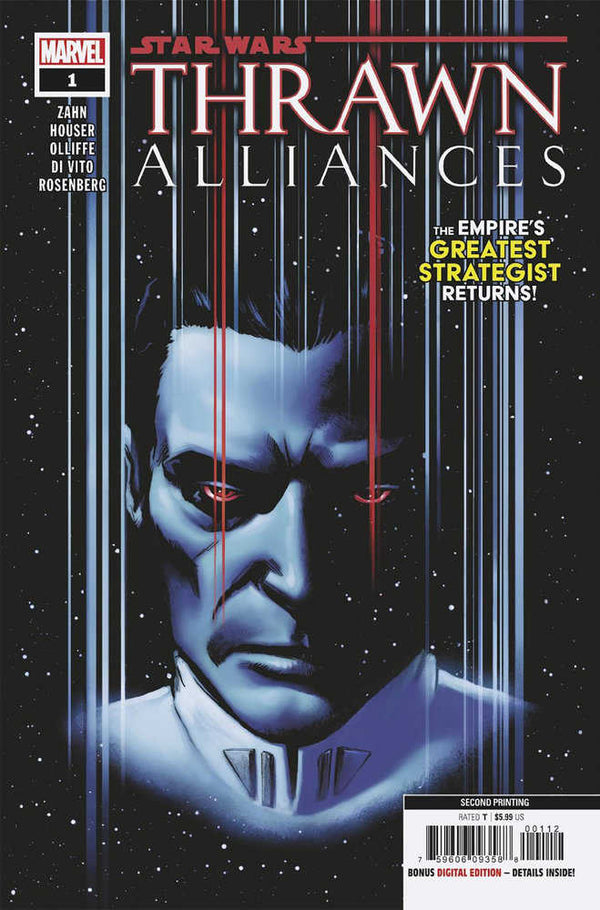 Star Wars Thrawn Alliances #1 2nd Print Lee Garbett Variant