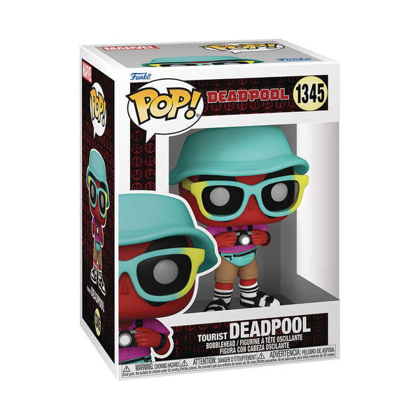 Figura Vinilo Pop Marvel Deadpool Turista