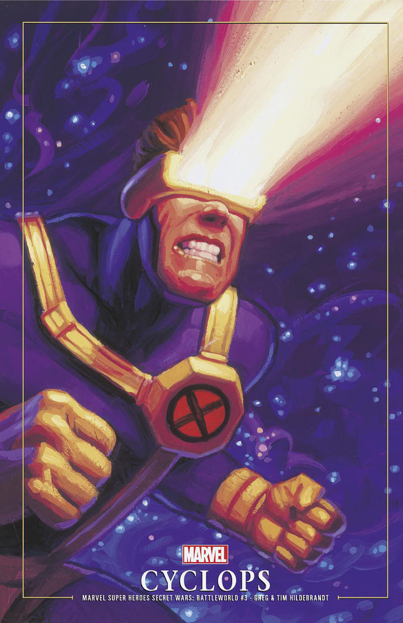 Marvel Super Heroes Secret Wars : Battleworld 3 Greg et Tim Hildebrandt Cyclops Marvel Masterpieces III Variante