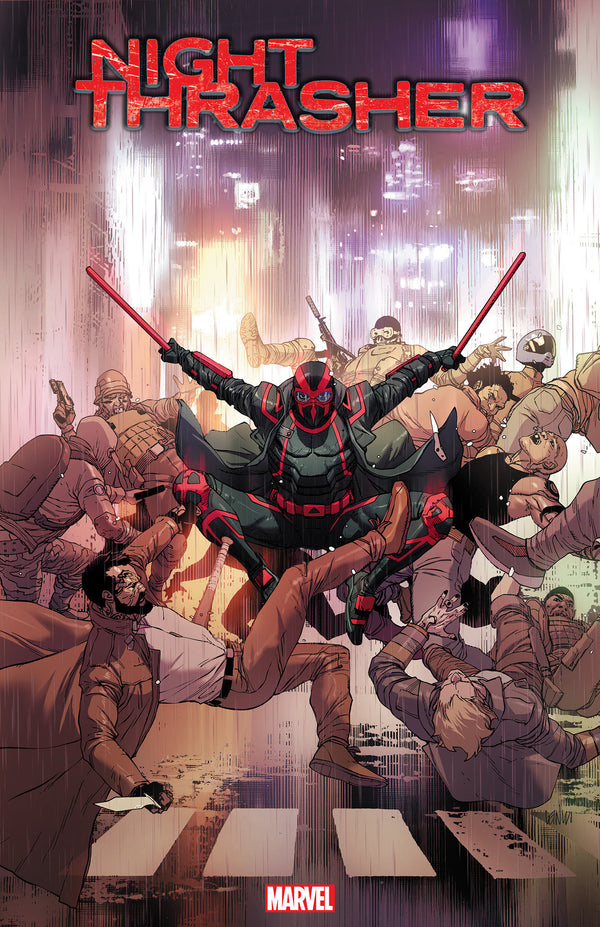 Night Thrasher #2, variante Leinil Yu